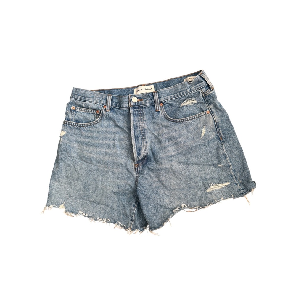 Aritzia Denim Forum the ex bf hi-rise thigh short size 32